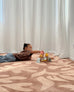 Hira Pink Beige Shapes Rollie Pollie Playmat