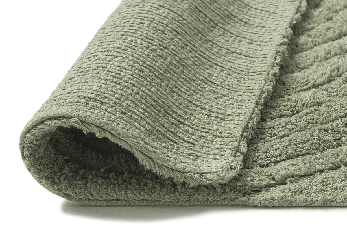 Hollis Green Half Arch Cotton Bath Mat