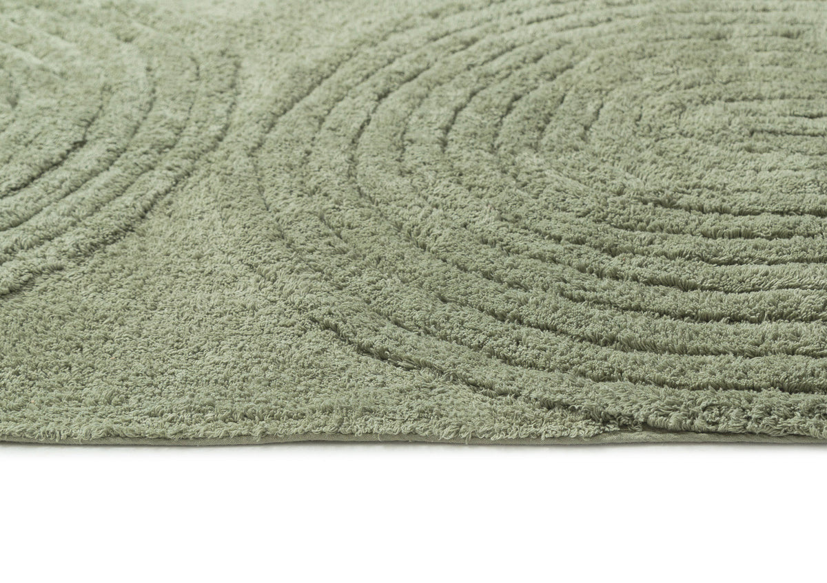 Hollis Green Half Arch Cotton Bath Mat