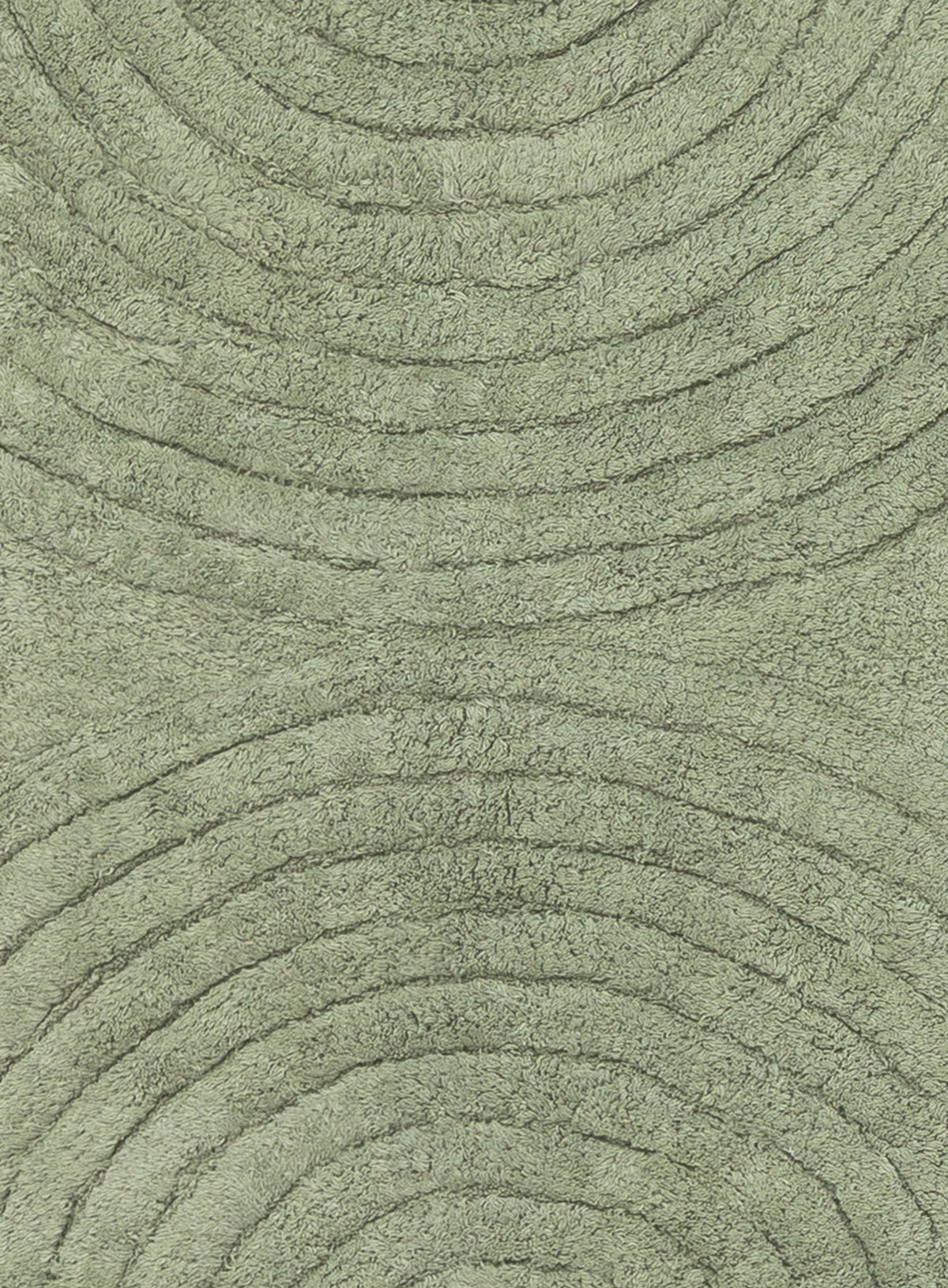 Hollis Green Half Arch Cotton Bath Mat