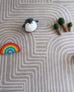 Idra Neutral Abstract Rollie Pollie Playmat