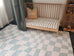 Ilenna Green and Ivory Abstract Checkered Washable Rug