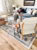 Iman Blue and Grey Transitional Rug *NO RETURNS UNLESS FAULTY