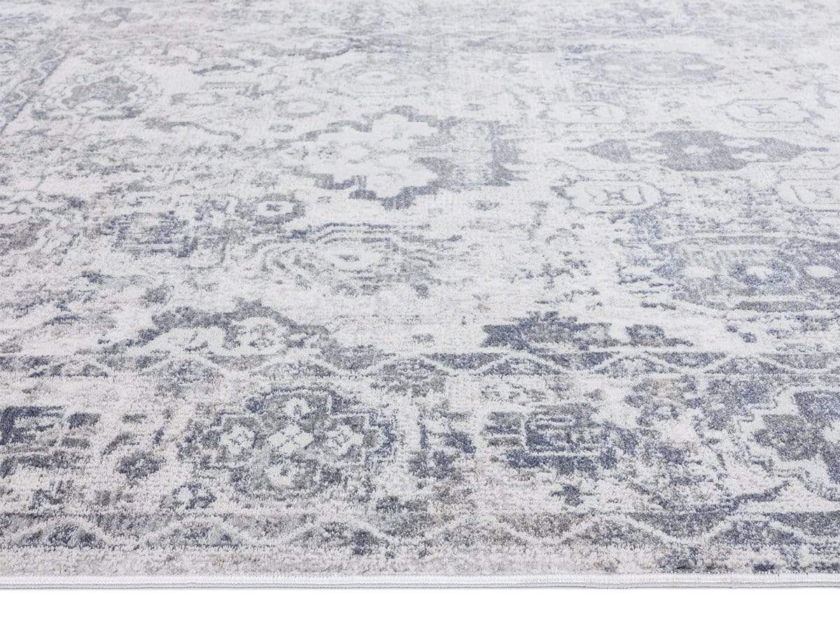 Iman Blue and Grey Transitional Rug