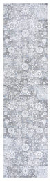 Indra Grey and Blue Runner Rug *NO RETURNS UNLESS FAULTY