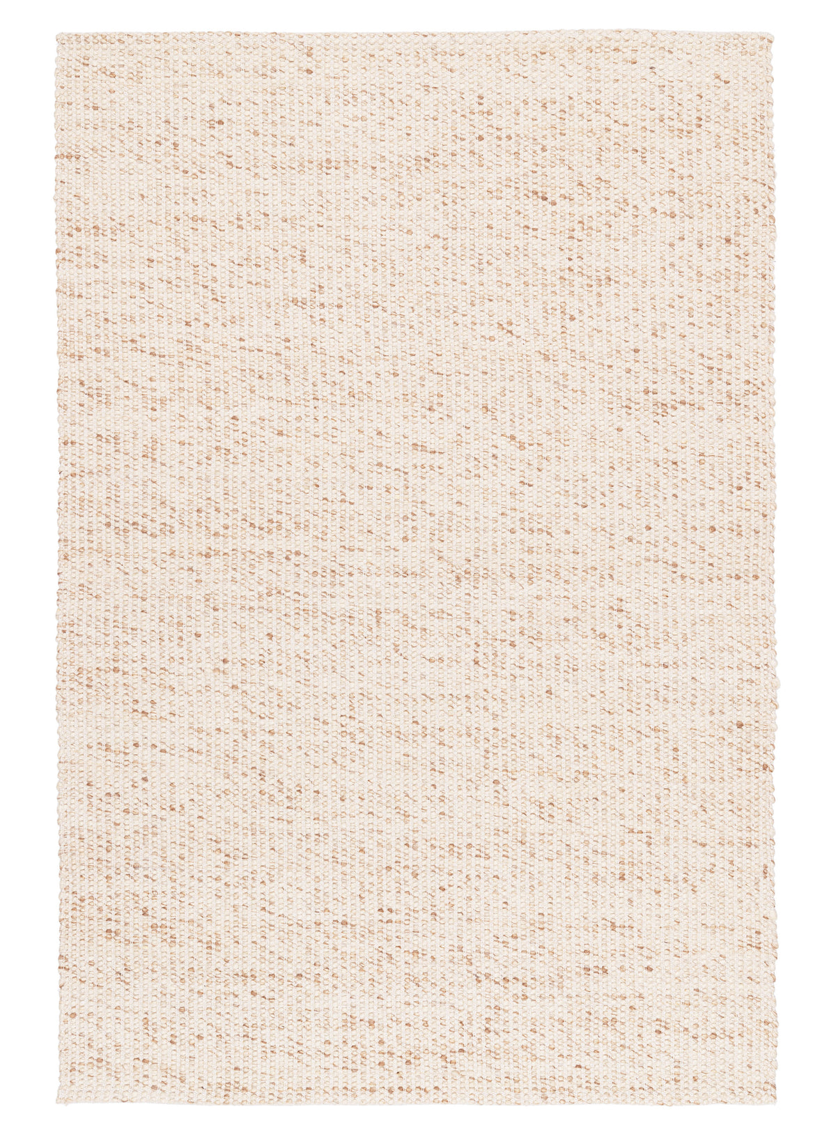 Indya Rug Indya Marbled Cream and Beige Chunky Wool Rug