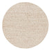 Indya Marbled Cream and Beige Chunky Wool Round Rug