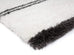 Irina Ivory And Charcoal Grey Shag Rug *NO RETURNS UNLESS FAULTY