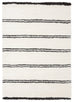 Irina Ivory And Charcoal Grey Shag Rug *NO RETURNS UNLESS FAULTY