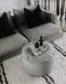 Irina Ivory And Charcoal Grey Shag Rug *NO RETURNS UNLESS FAULTY