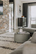Irina Ivory And Charcoal Grey Shag Rug *NO RETURNS UNLESS FAULTY