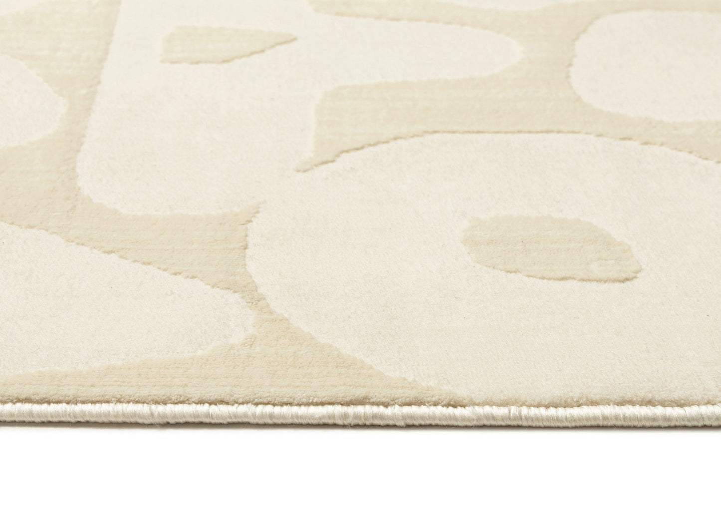 Izar Neutral Abstract Rug