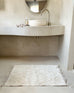 Jahna Cream Tribal Washable Bath Mat