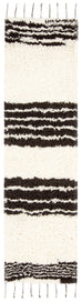 Jamila Ivory and Black Runner Rug *NO RETURNS UNLESS FAULTY