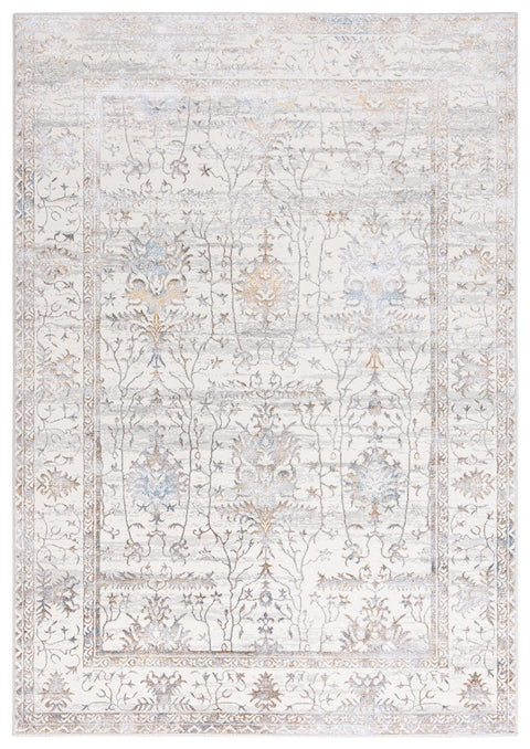 Jodhi Cream Blue And Tan Lustrous Traditional Rug *NO RETURNS UNLESS FAULTY