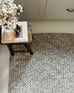 Joely Light Grey and Ivory Marble Looped Rug