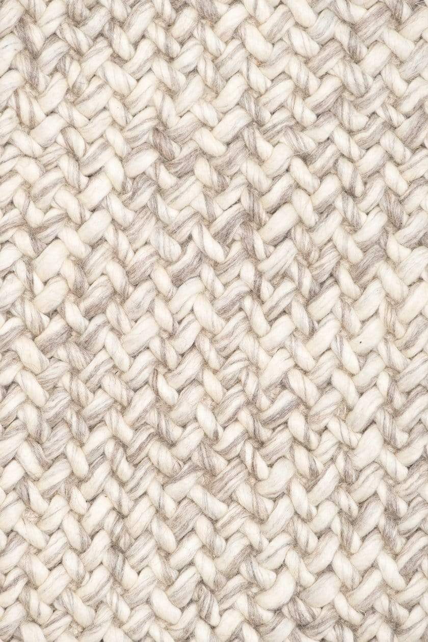 Joely Light Grey and Ivory Marble Looped Rug