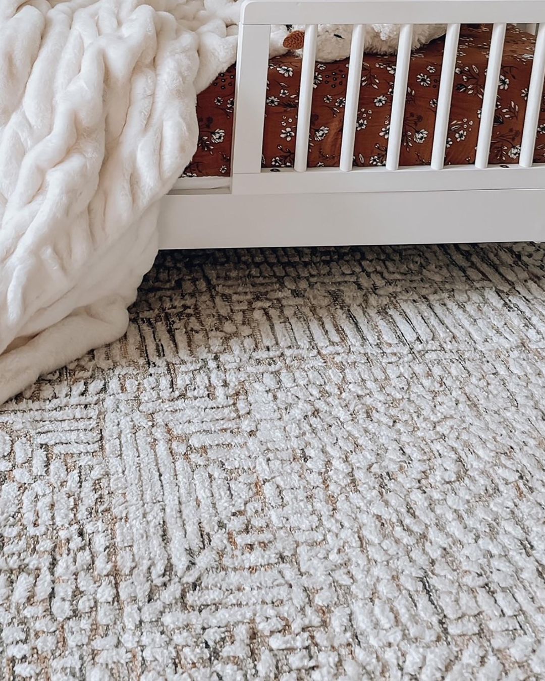 Jordan Mustard and Beige Geometric Modern Rug