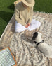 Josie Neutral Beige Boho Picnic Rug