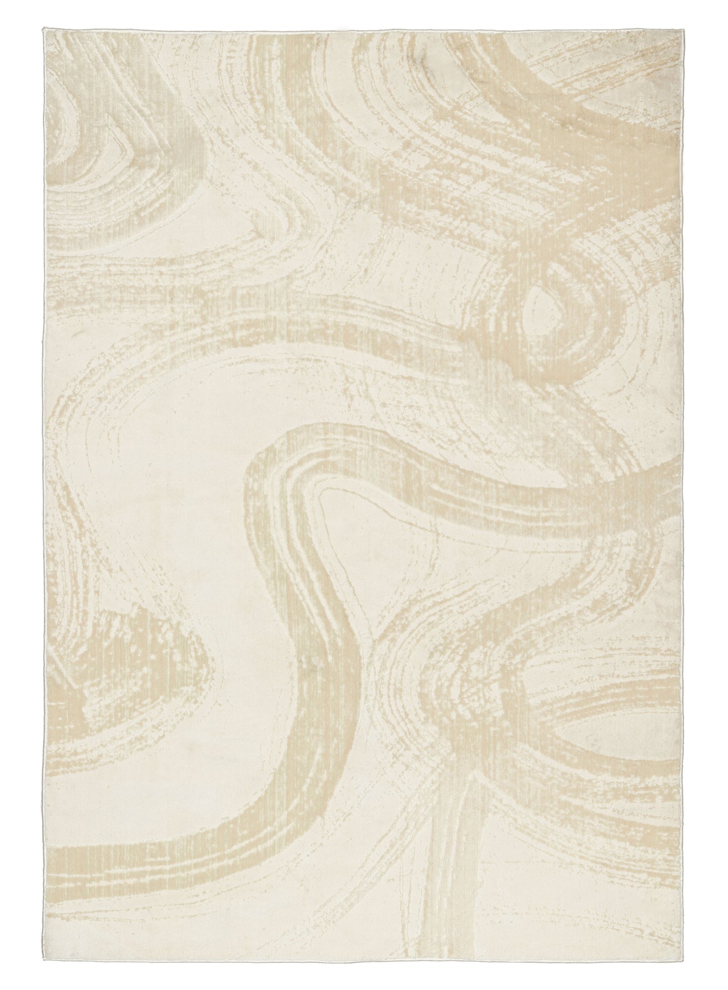 Kabir Neutral Abstract Rug