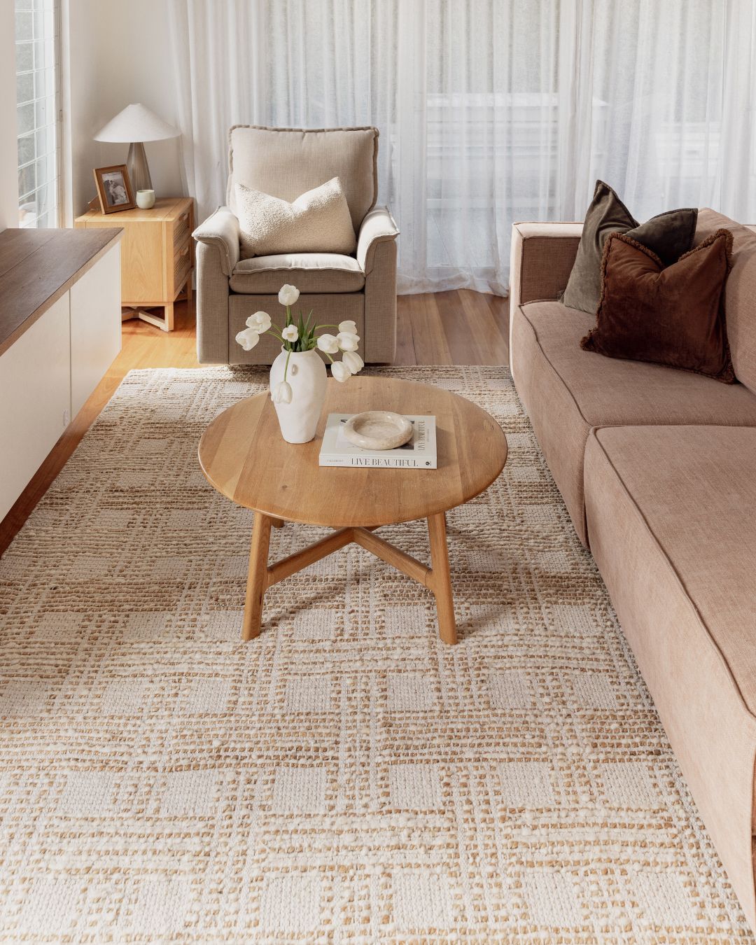 Kaira Natural Jute and Wool Rug