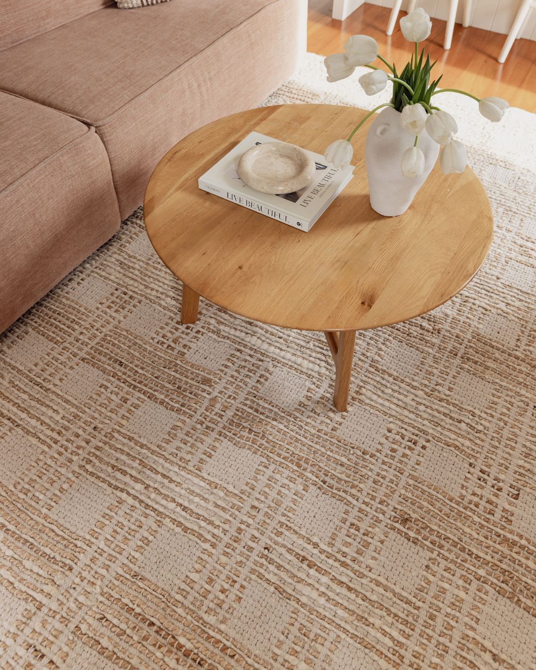 Kaira Natural Jute and Wool Rug