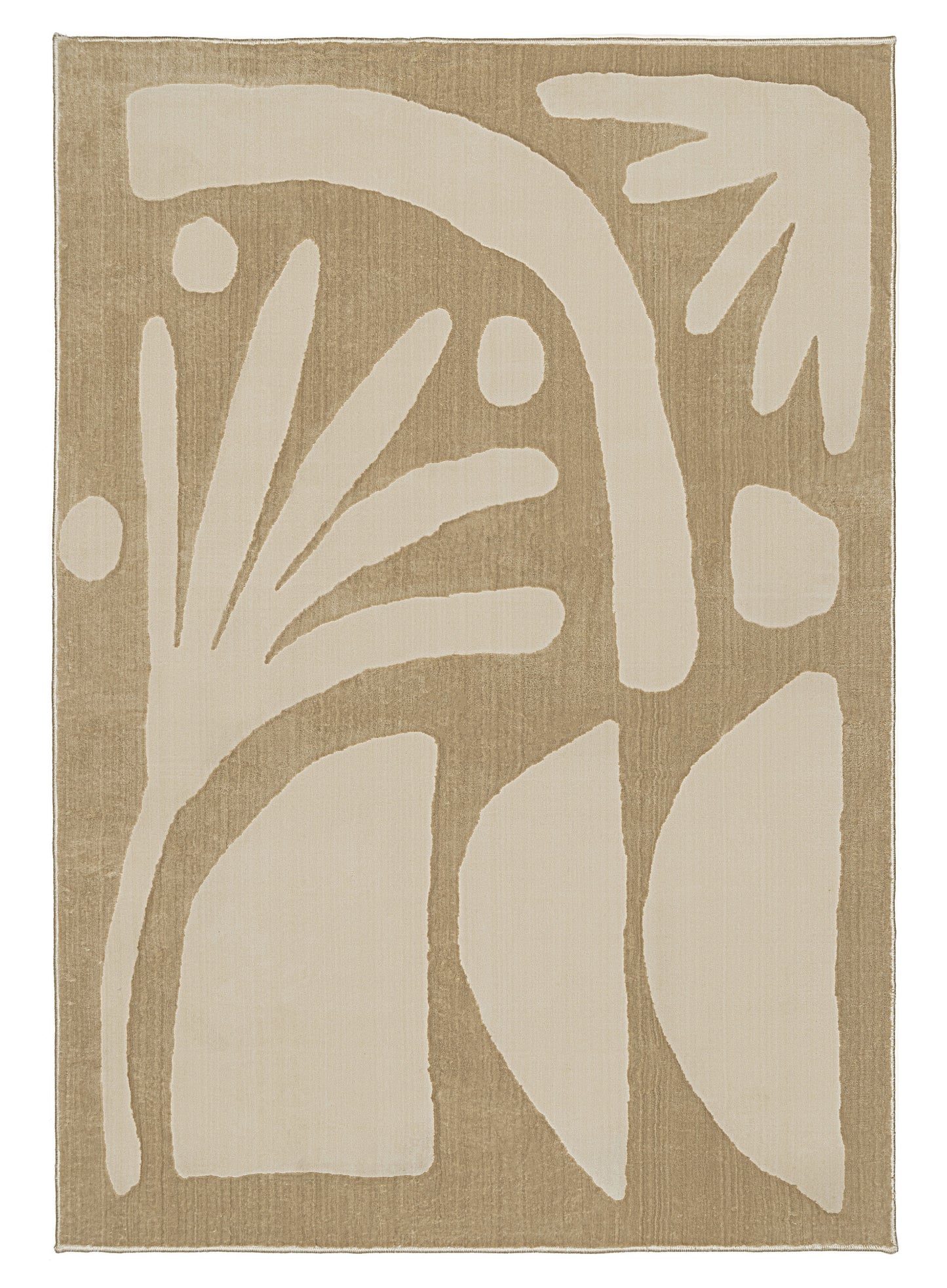 Kallua Textured Abstract Neutral Rug