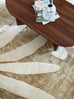 Kallua Textured Abstract Neutral Washable Rug