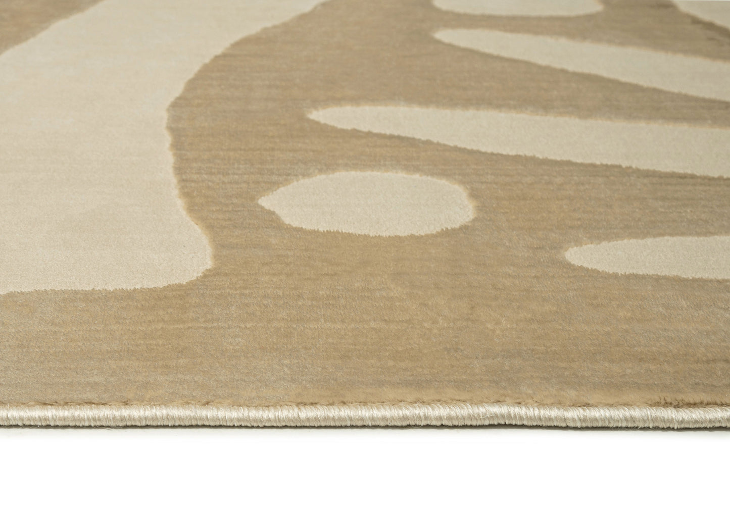 Kallua Textured Abstract Neutral Rug