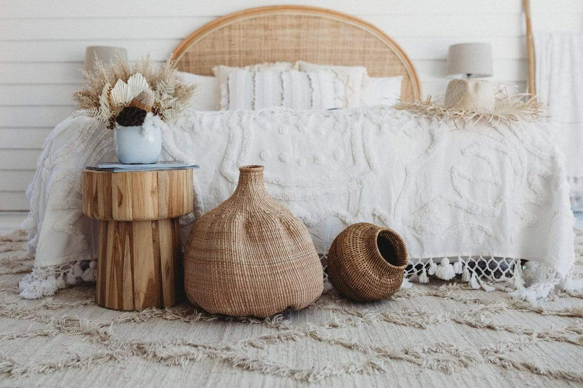 Karoline Beige Wool Rug