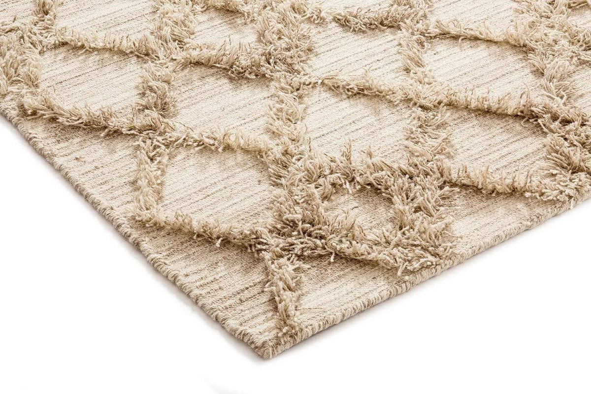 Karoline Beige Wool Rug