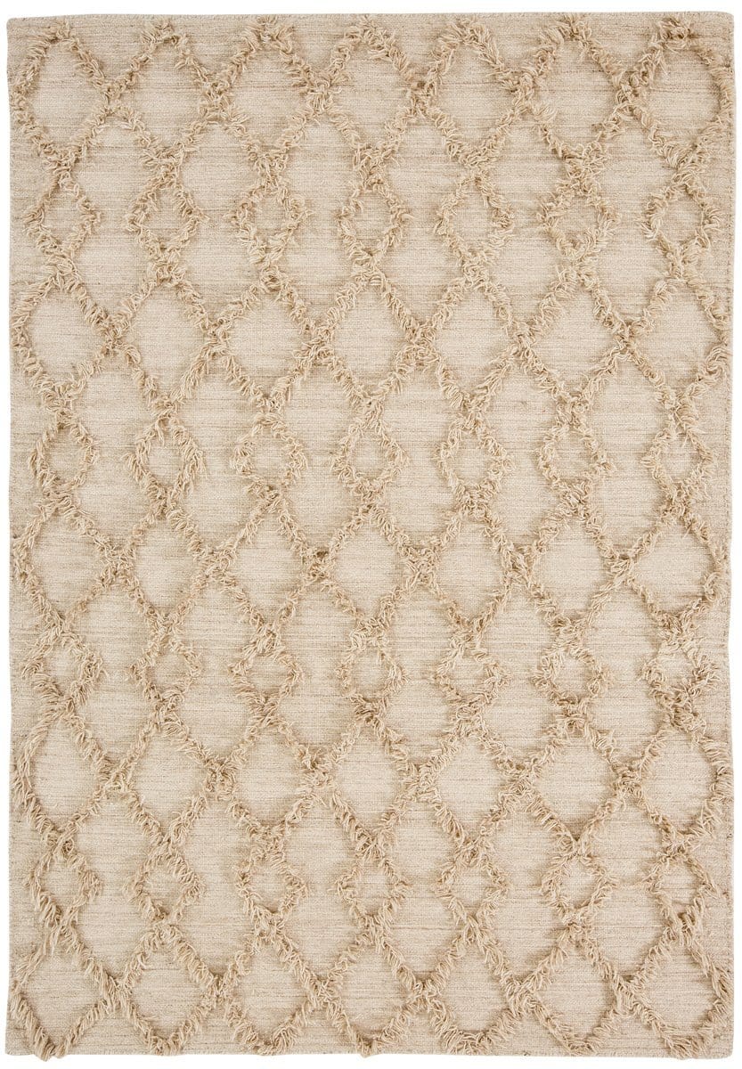 Karoline Beige Wool Rug