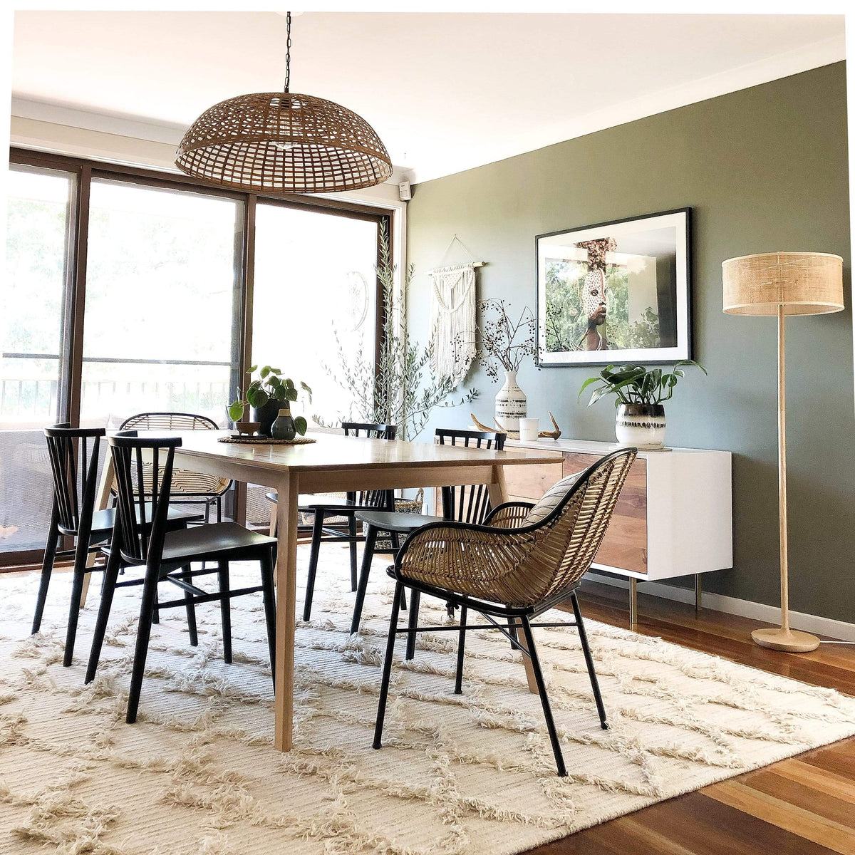 Karoline Beige Wool Rug