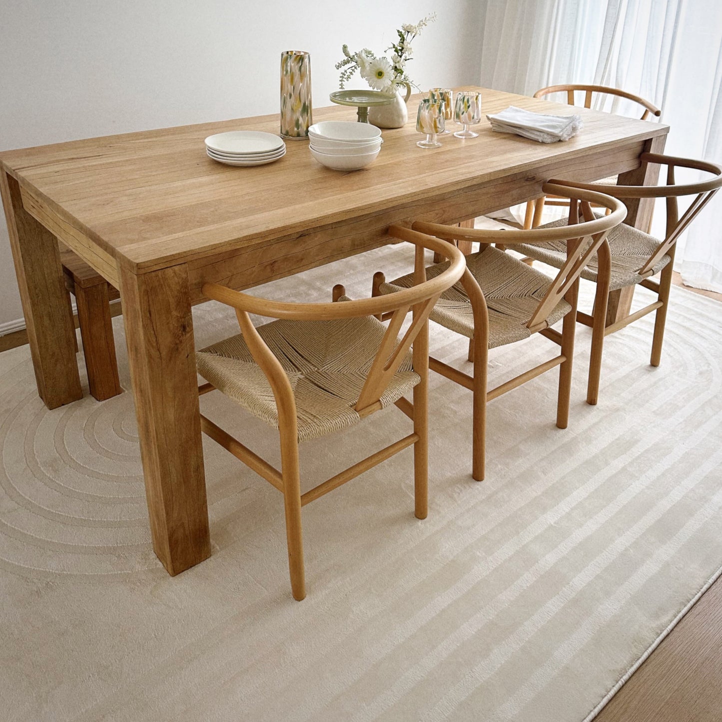 Kaveri Neutral Modern Rug