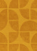 Kay Mustard Geometric Washable Wool Rug
