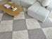 Kelsey Ivory and Beige Checkered Rug