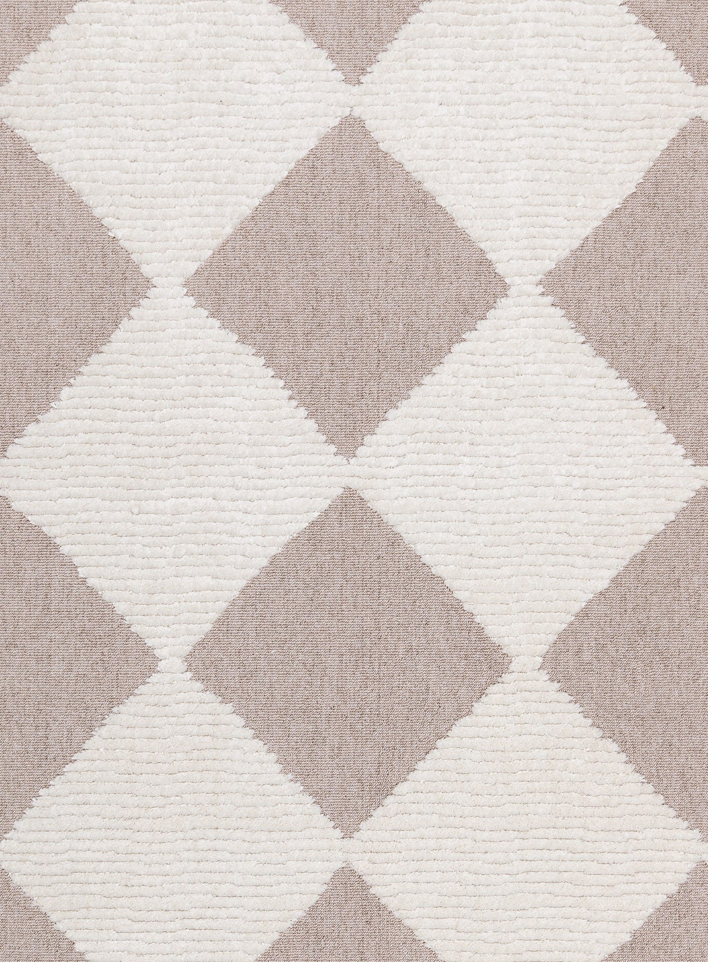 Kelsey Ivory and Beige Checkered Rug
