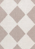 Kelsey Ivory and Beige Checkered Rug