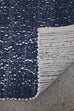 Kendra Navy Blue and Ivory Wool Rug