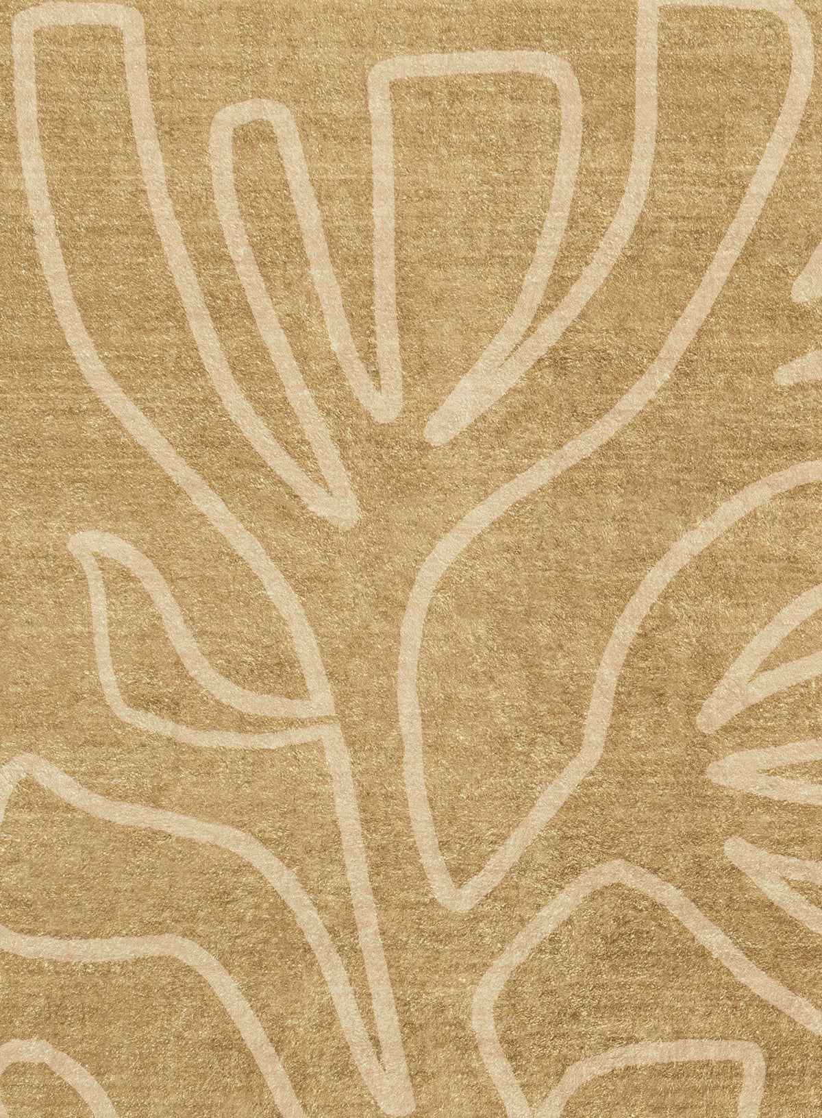 Khayana Brown Hand Drawn Washable Rug