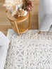 Kirrily Blue Grey and Ivory Textured Tribal Rug