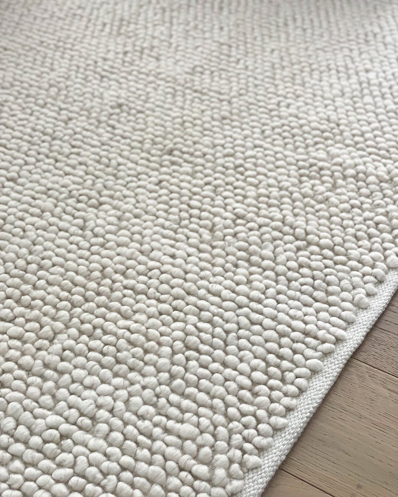 Kirsi Ivory Looped Indoor Outdoor P.E.T Rug