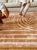Koru Brown Abstract Rollie Pollie Playmat