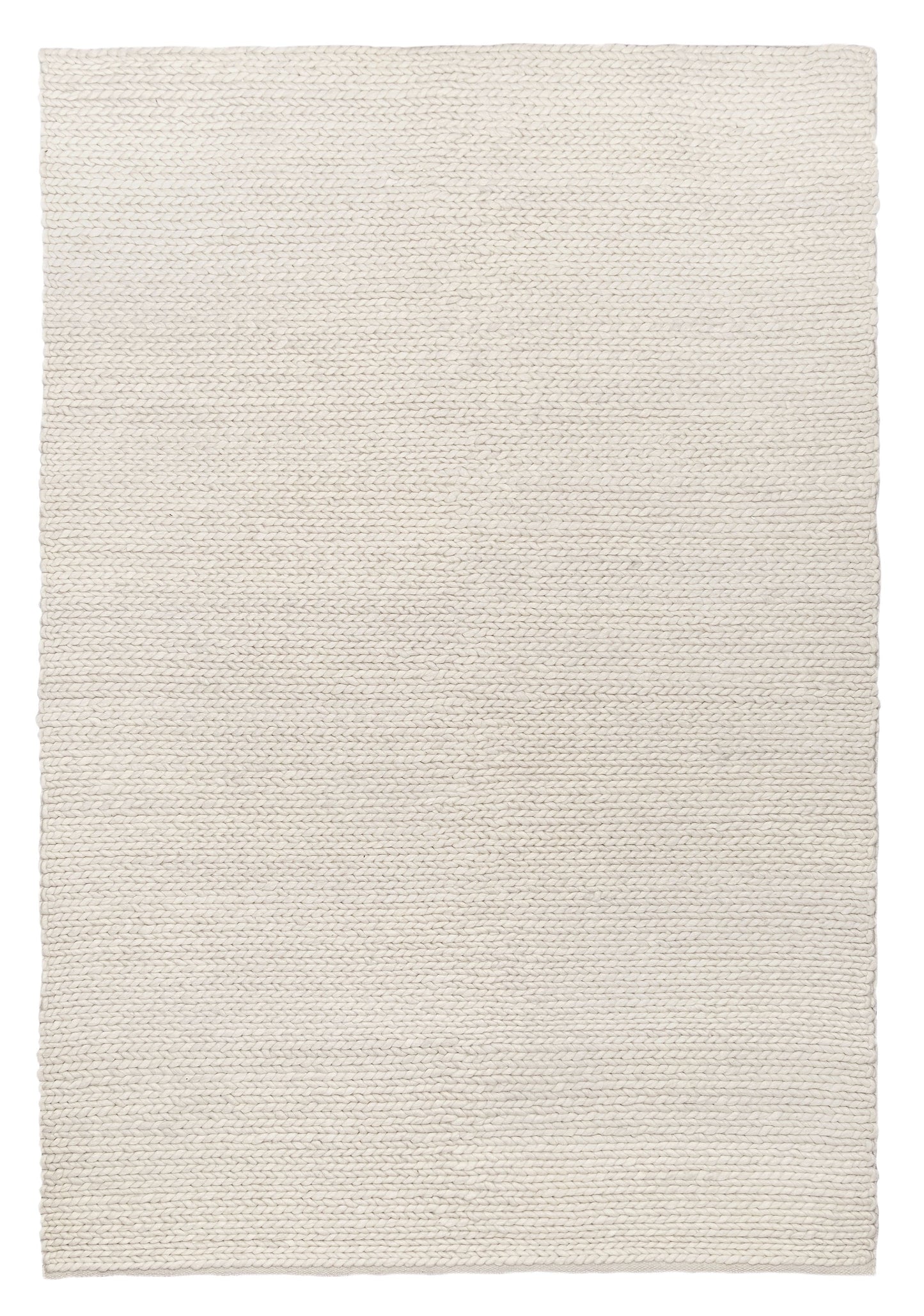Laila Ivory Braided Wool Rug