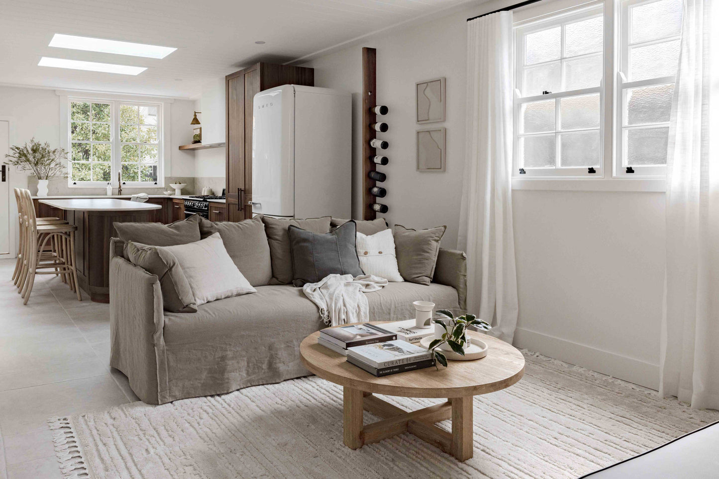 Leilani Ivory Cream Textured Rug