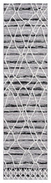 Lena Grey Black Runner Rug *NO RETURNS UNLESS FAULTY