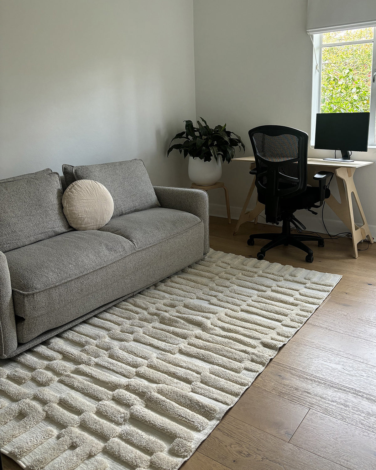 Lenny Rug Leneisy Ivory Abstract Rug