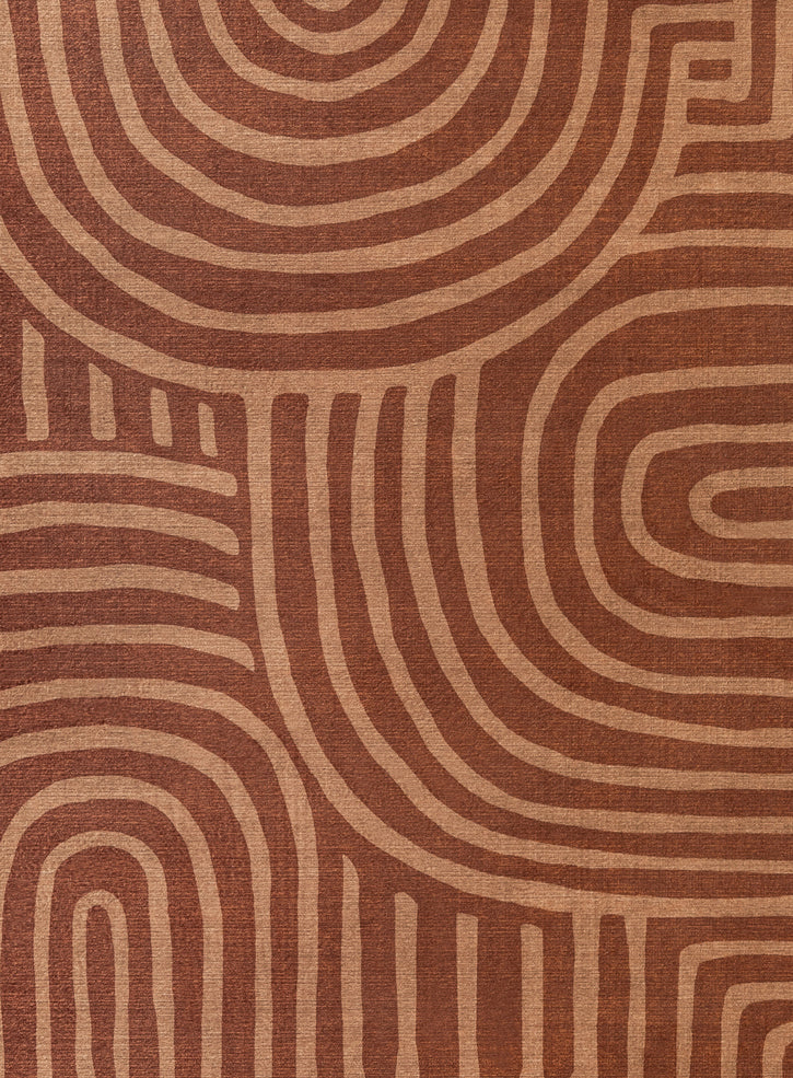 Leta Brown Abstract Rollie Pollie Playmat