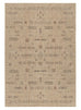 Loom Sand Beige and Stone Tribal Pattern Indoor Outdoor Runner Rug