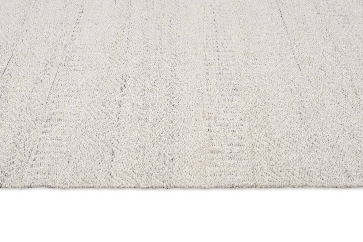 Loretta Cream and Grey Indoor Outdoor P.E.T Runner Rug